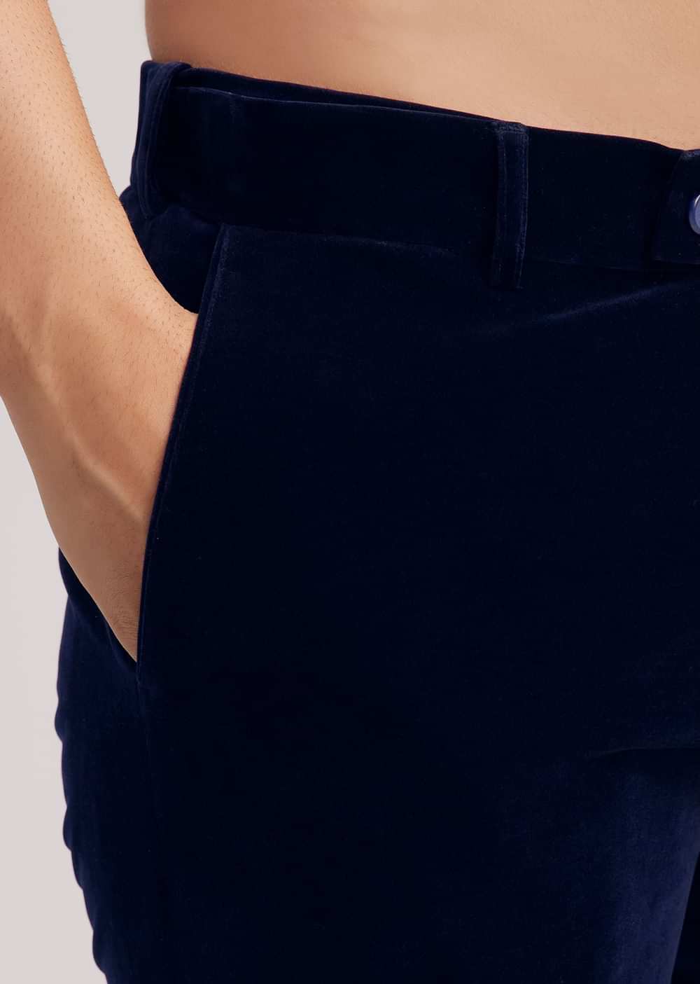 Coffee Brown Velvet Jodhpuri Set With Floral Embroidery