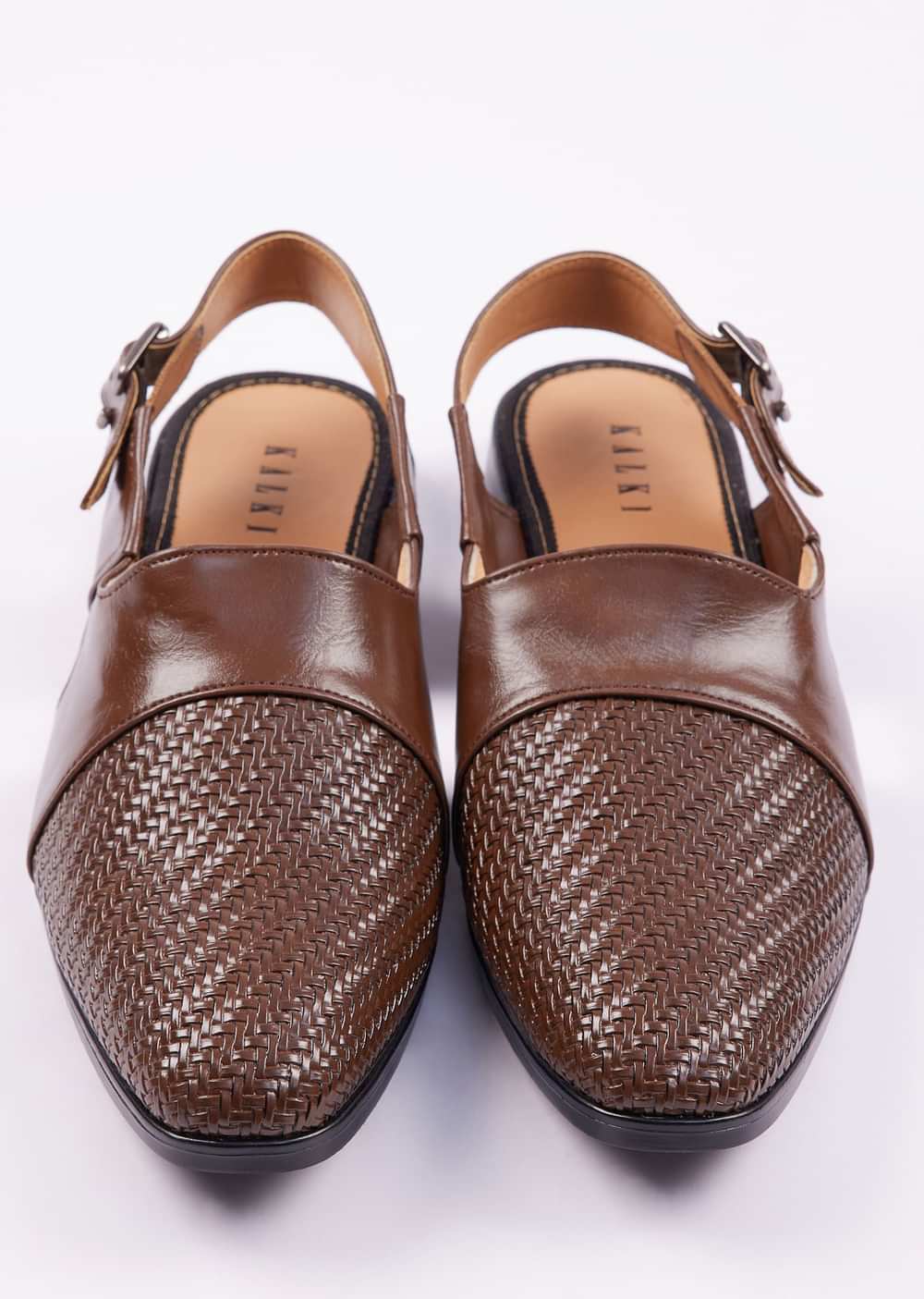 Dark Brown Ethnic Juttis For Men