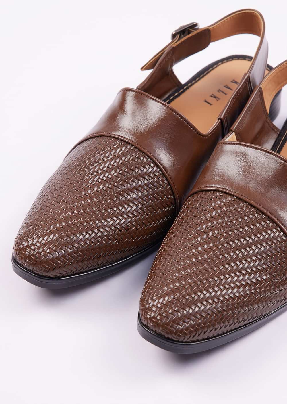 Dark Brown Ethnic Juttis For Men