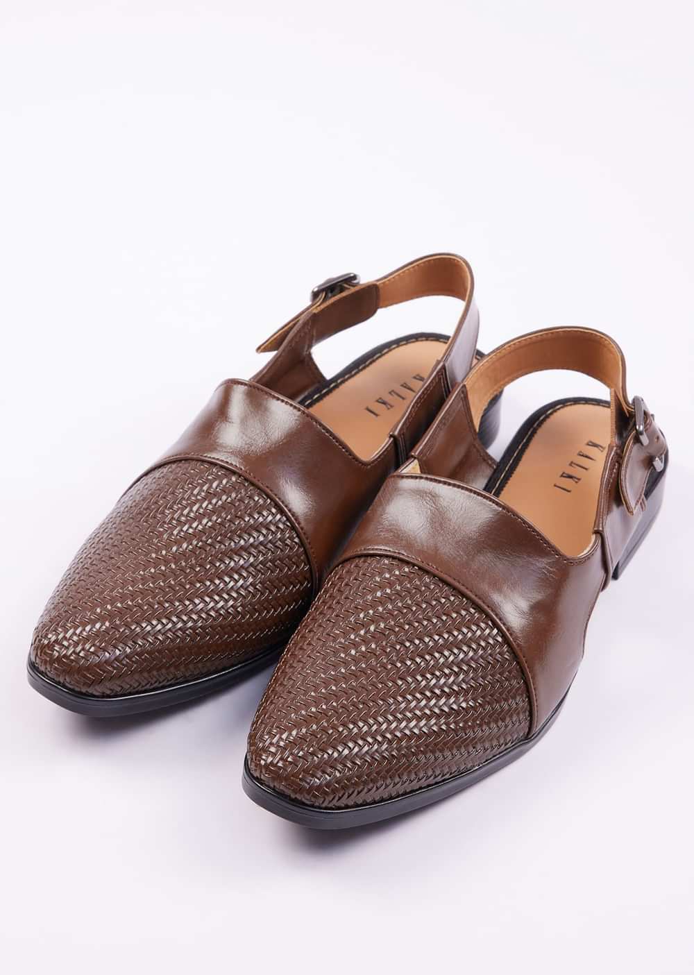 Dark Brown Ethnic Juttis For Men