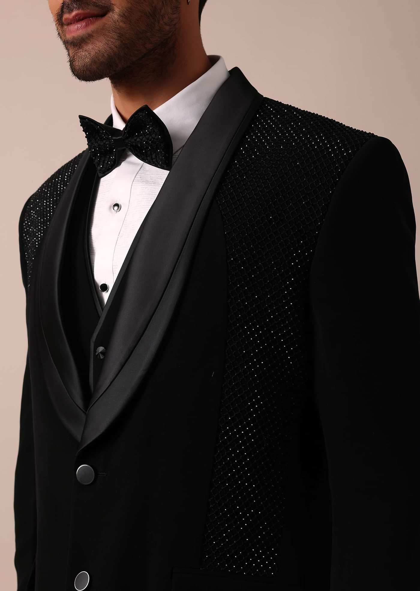 Elegant Black Tuxedo For Men