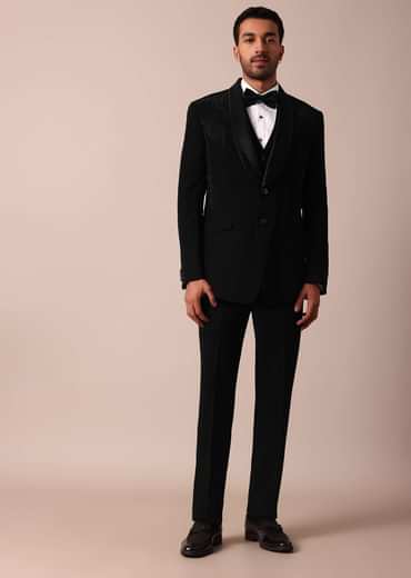 Elegant Black Tuxedo For Men