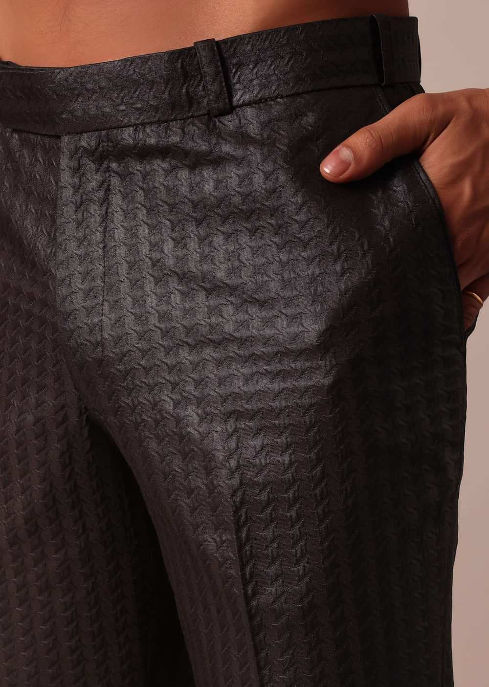 Elegant Brown Indowestern Set For Men