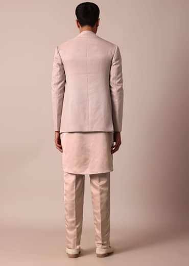 Elegant Stylish Peach Indowestern For Men