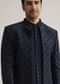 Prussian Blue Sherwani Set With Stone Work Detailing