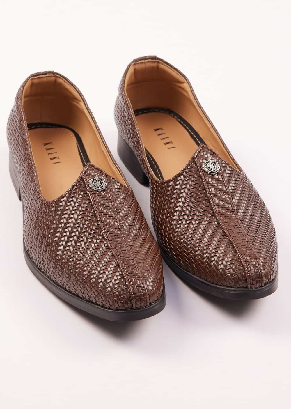 Ethnic Juttis For Men In Dark Brown