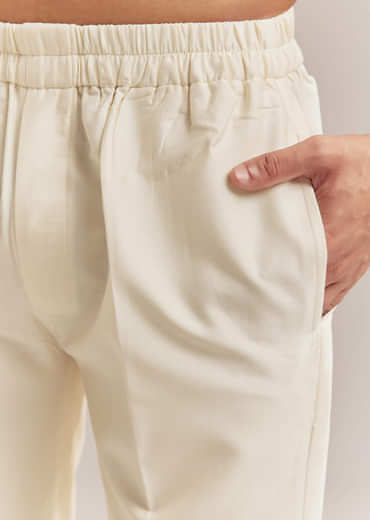 Gold Silk Sherwani For Groom With Heavy Hand Embroidery