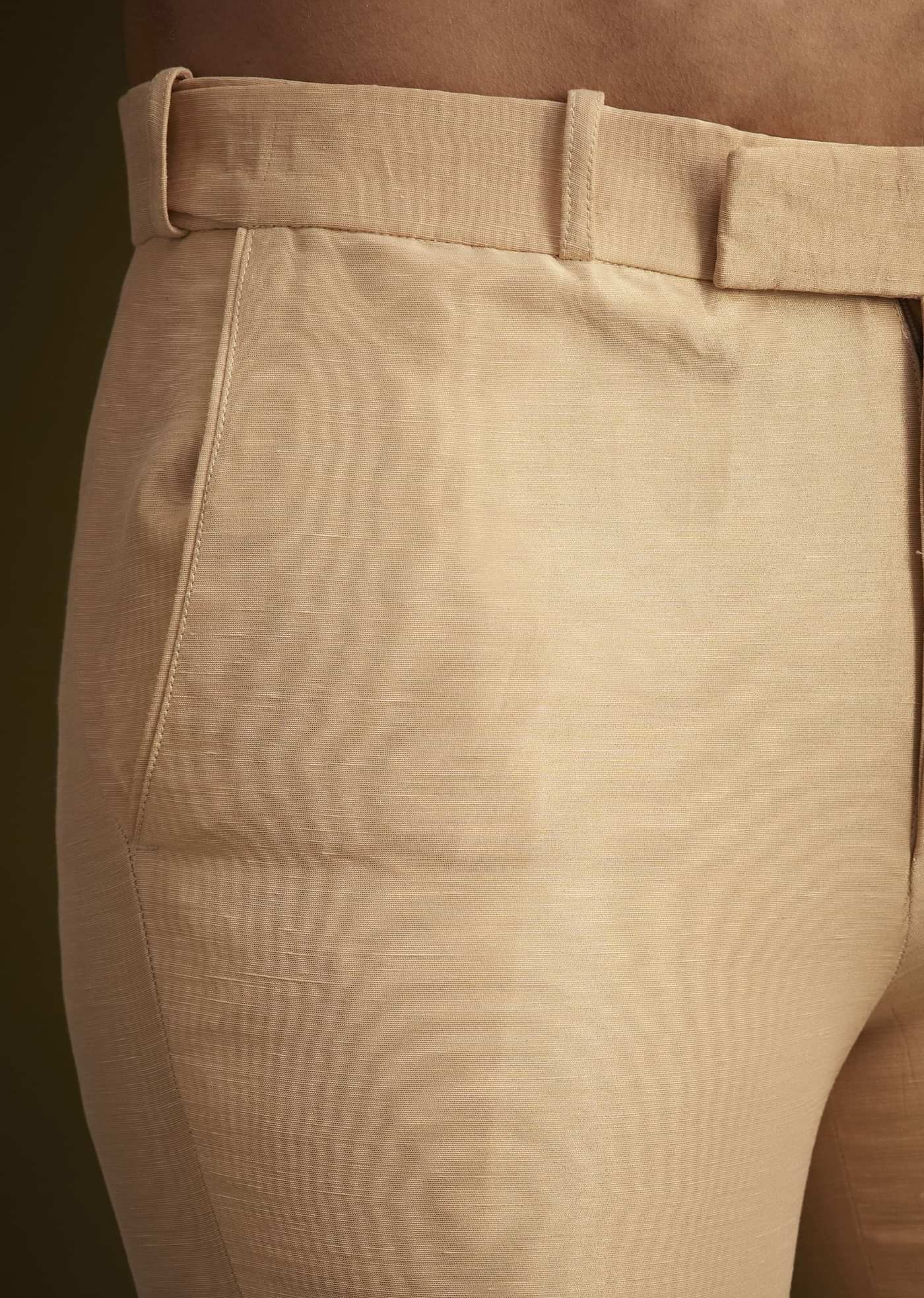 Gold Hand Embroidered Sherwani Set With Intricate Detailing