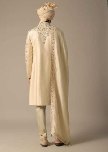 Golden Grandeur Sherwani Set
