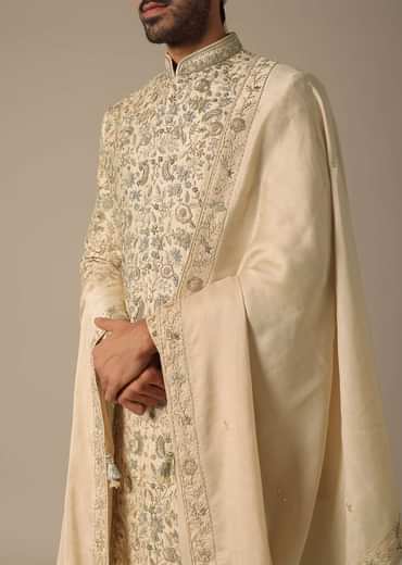 Golden Grandeur Sherwani Set