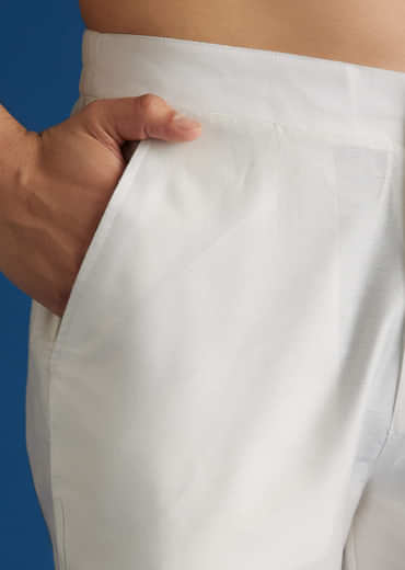 Green Tissue Kurta Set With Cutdana Yoke