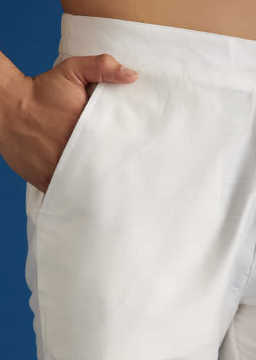 Grey Silk Yoke Embellished Kurta Set