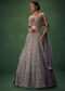 Grey Hand Embroidered Sequin Work Lehenga Set