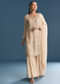Ivory Tissue Kurta Sharara Suit With Sequins And Cut Dana Work