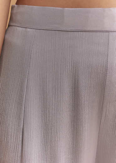 Lavender Chinon Sharara Suit With Beads And Moti Work