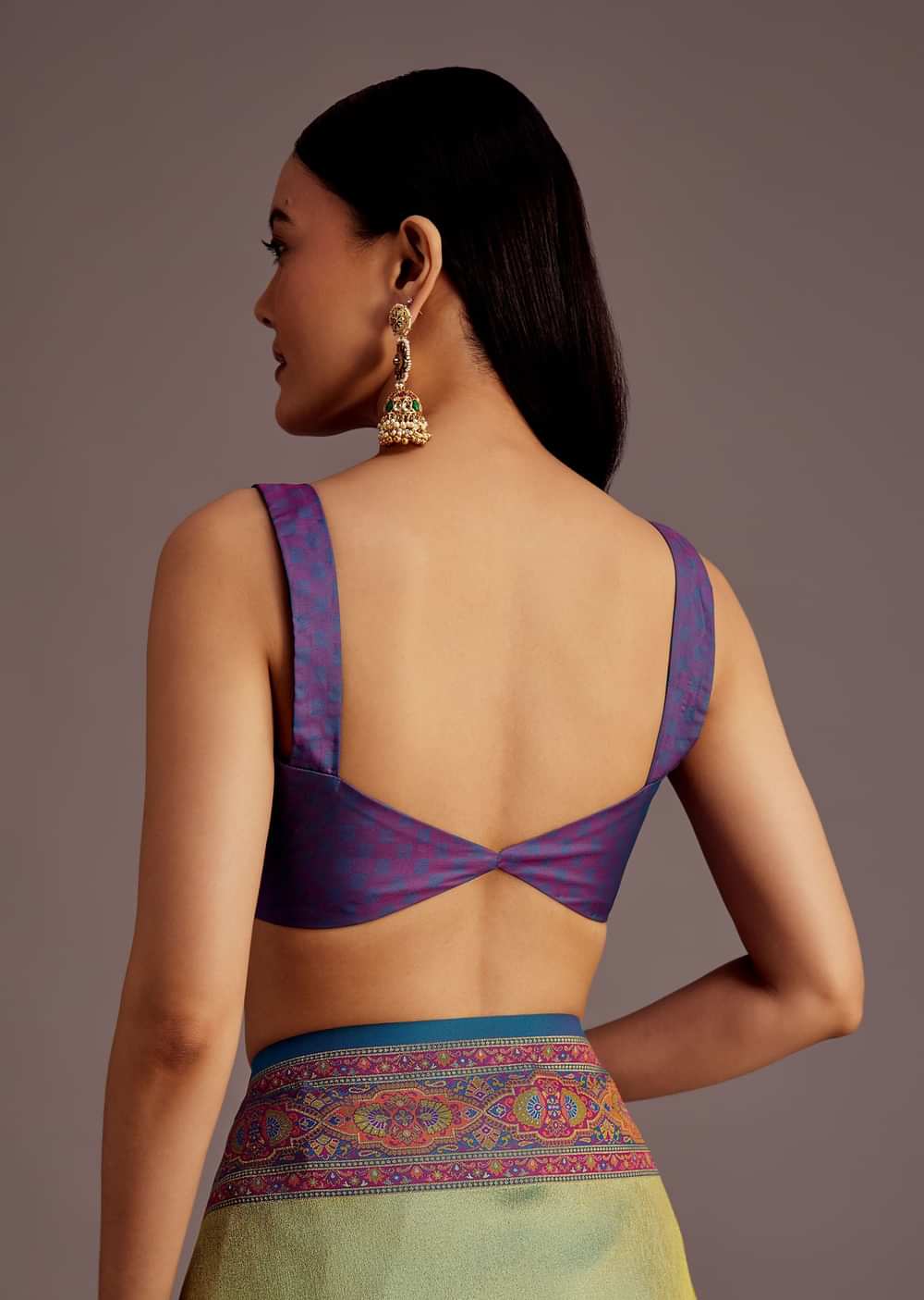 Light Green Silk Saree With Traditional Woven Motifs