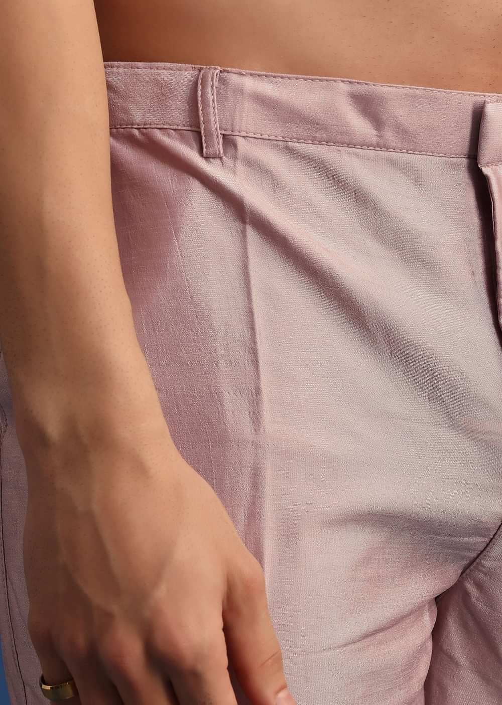 Lilac Kurta Set With Dori And Stone Embroidered Jacket