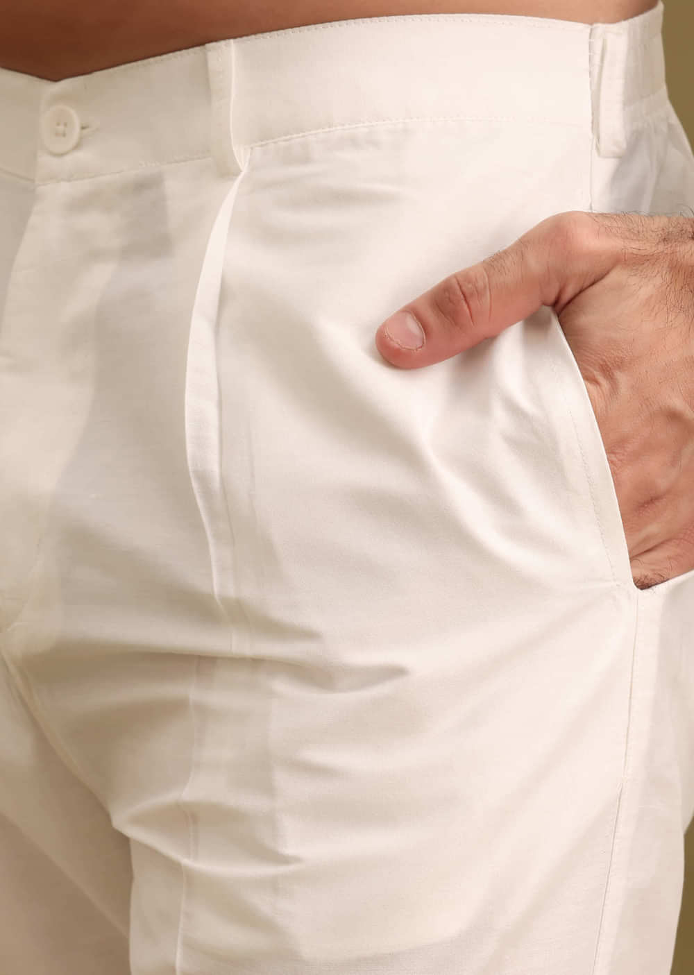 Lilac Silk Kurta Set With Resham Work For Men