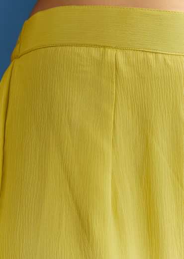 Lime Green Chinon Kurta Sharara Set With Choker Dupatta