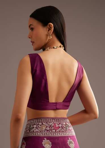 Multi Color Dola Silk Saree With Resham And Zari Weaving