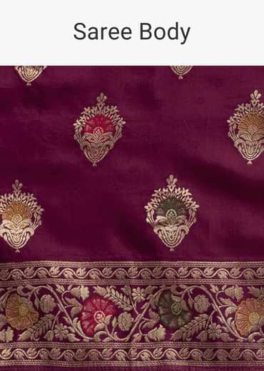 Multi Color Dola Silk Saree With Resham And Zari Weaving