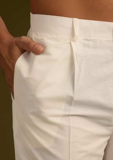 Multi Colored Abstract Printed Silk Kurta Set