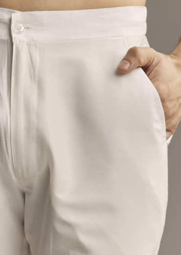 Multi Colour Silk Designer Kurta For Men With Paisley And Floral Print