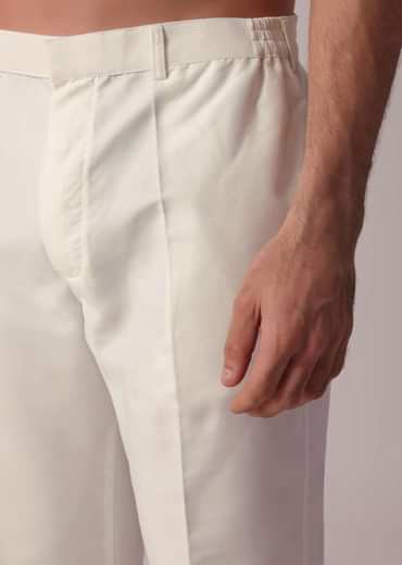 Multi-Coloured Festive Silk Kurta Set For Men