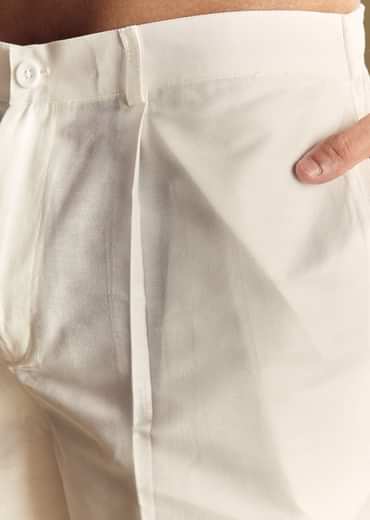 Multi Tone Silk Kurta Set With Floral And Foil Highlights