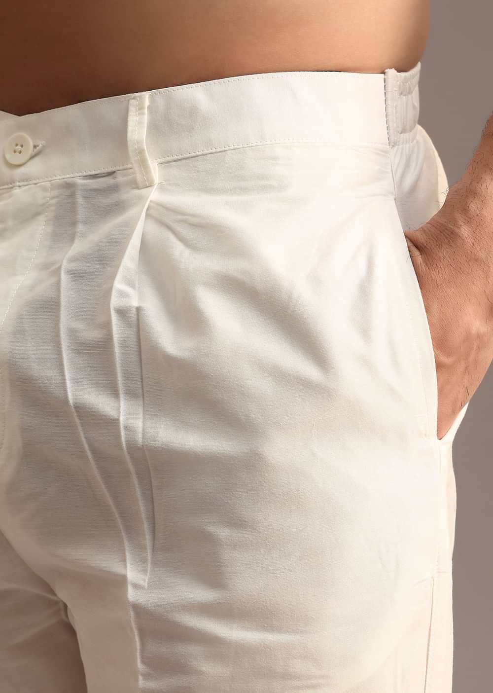 Multi Colour Silk Kurta And Pant With Abstract Print