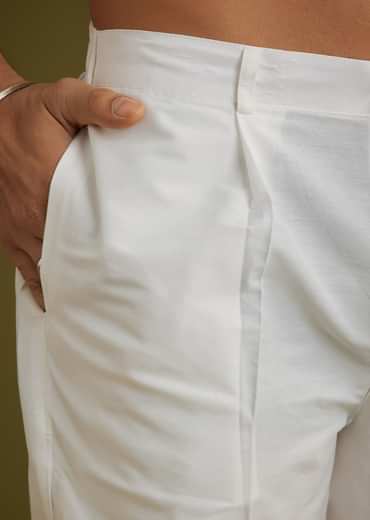 Multicolor Linen Abstract Printed Zipper Kurta Set