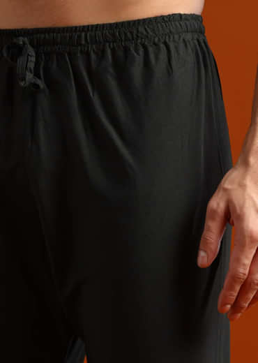 Multicolour Viscose Printed Kurta Set For Men With Heavy Hand Embroidery