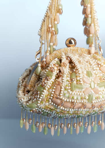 Multicolour Potli With Bead Work