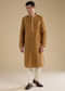 Mustard Yellow Jacquard Kurta Set