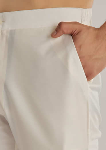 Mustard Yellow Silk 3D Crystal Pearl Floral Kurta Jacket Set