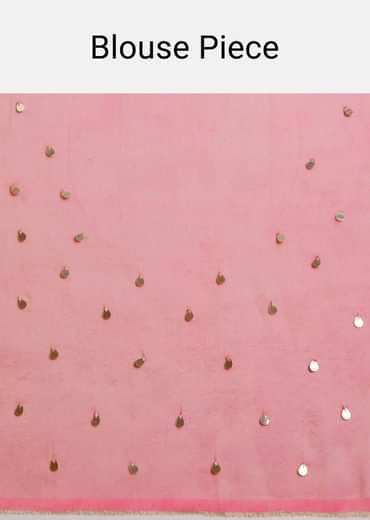 Mustard Yellow Triple Shaded Crushed Tissue Saree With Scallop Border