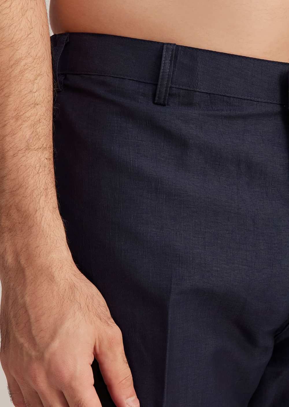 Navy Blue Embroidered Sherwani Kurta Set