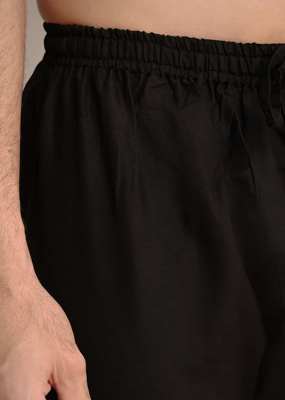 Grey Thread Hand Embroidered Kurta Set