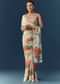 Off White Silk Printed Saree with Blouse Fabric