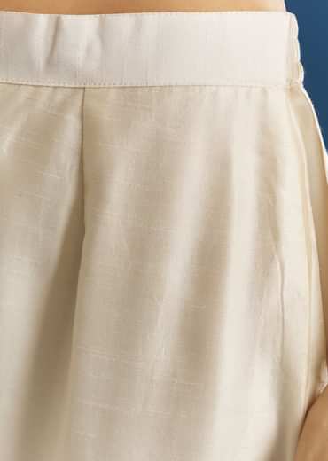 Ombre Chanderi Angrakha Style Anarkali Suit With Ombre Dupatta