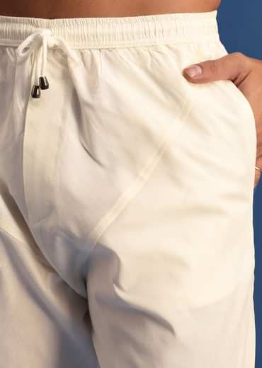 Peach Foil Printed Kurta Set