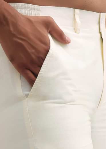 Peach Silk Jodhpuri Suit In Threadwork For Men