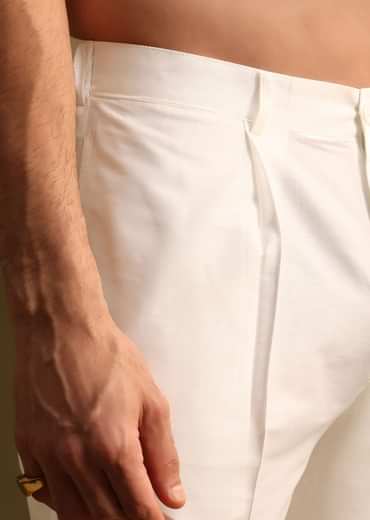 Peach Silk Kurta And Pant