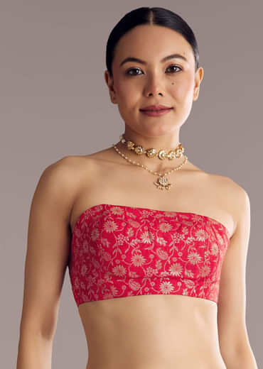 Peacock Blue Dola Silk Brocade Saree With Gotapatti Border