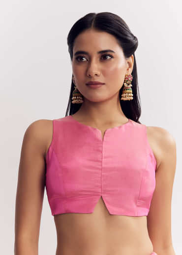 Pink Dola Silk Paithani Saree With Dollar Butti And Multicolor Motif