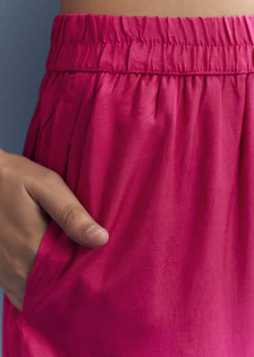 Pink Dola Silk Printed Anarkali Suit With Intricate Hand Embroidery