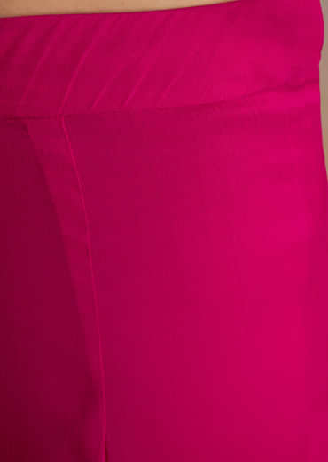 Pink Georgette Indo Western Set With Zari And Sequins Work