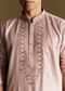 Pink Modal Kurta Set With Thread Work