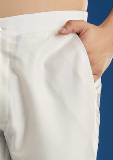 Pink Rawsilk Jacket Kurta Set With Zari Sequins And Cut Dana