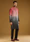 Pink Sequins Kurta Set For Men With Embellishments